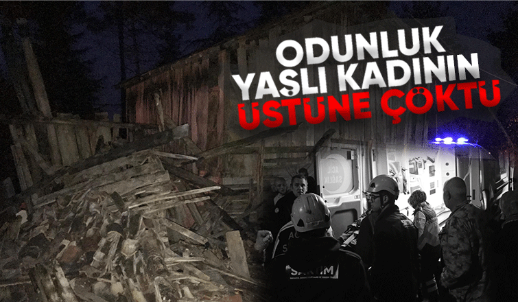Pazarköy’de Odunluk Çöktü 1 Yaralı
