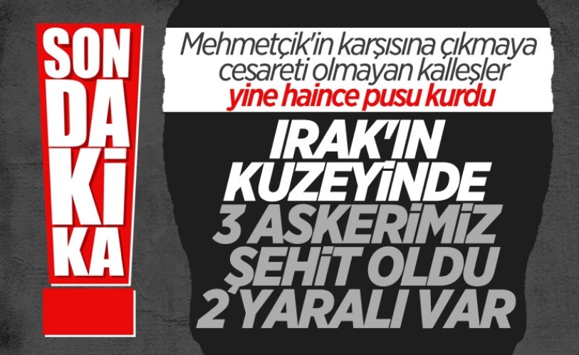 Pençe-Yıldırım Harekatı bölgesinde 3 asker şehit oldu
