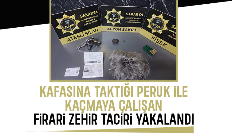 Peruk taktı, yine kaçamadı