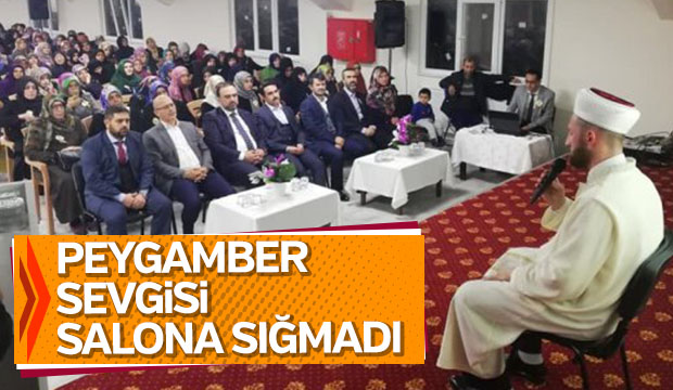 Peygamber Sevgisi salona sığmadı 