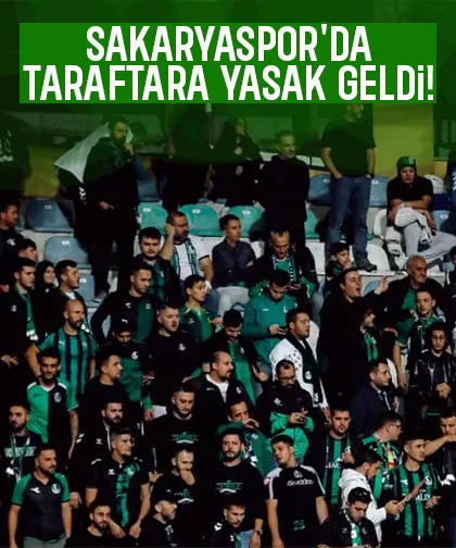 PFDK'dan Sakaryaspor taraftarına yasak