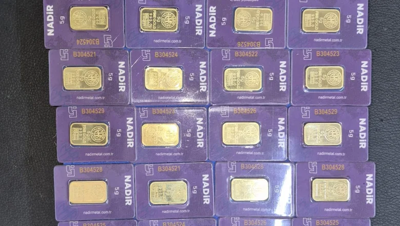 Piyasaya süreceklerdi; 28,5 milyon liralık sahte altın ele geçirildi