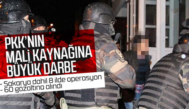 PKK nın mali kaynağına büyük darbe