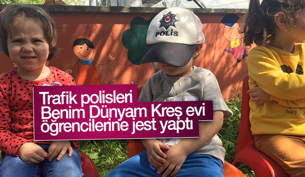 Polis Ekiplerinden Miniklere Ziyaret