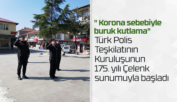 Polis haftası kutlamaları Çelenk sunumuyla başladı