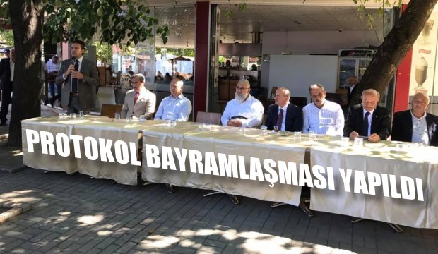 Protokol Bayramlaşması Yapıldı