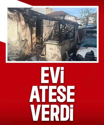 Psikolojik sorunları olan kız evi ateşe verdi iddiası