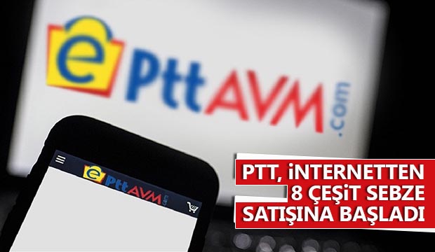 PTT internetten 8 çeşit sebze satışına başladı