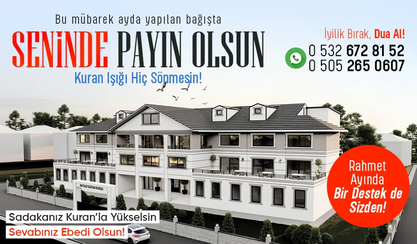 Ramazan Ayında Sadakanız Kur’an’la Yükselsin