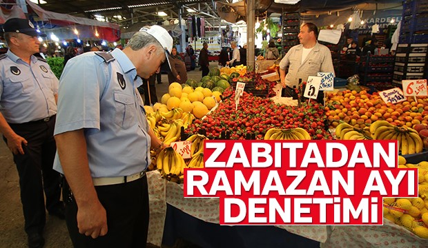 Ramazan da Zabıtadan Pazaryeri Denetimleri