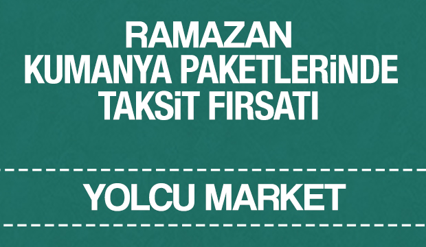 Ramazan kumanya paketlerinde taksit imkanı