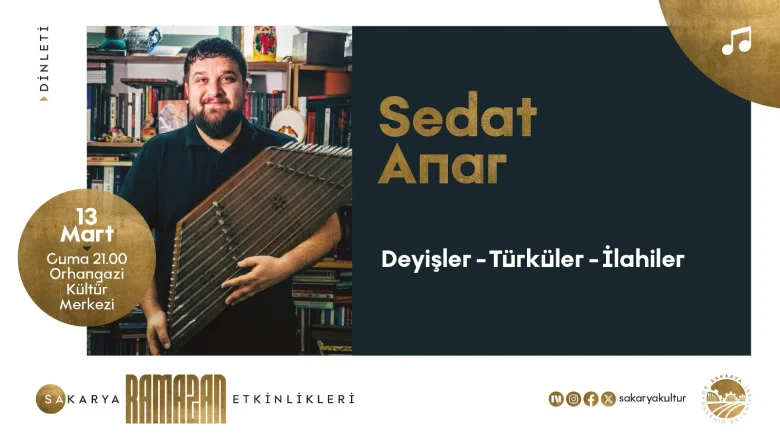 Ramazan takvimine Sedat Anar dinletisi ve film gösterimiyle final