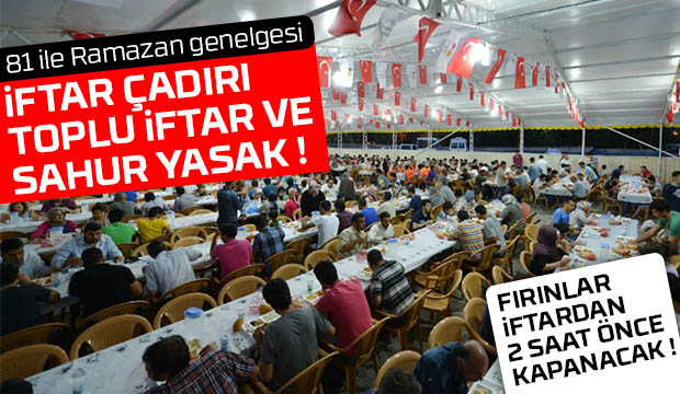 Ramazanda koronavirüs önlemleri