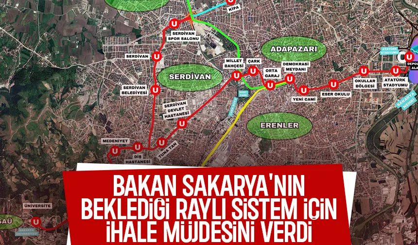 Raylı sistem projesi haftaya ihaleye çıkıyor