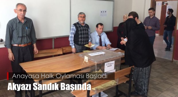 Referandum Oy Kullanma İşlemleri Başladı