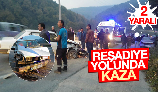 Reşadiye Yolunda Kaza