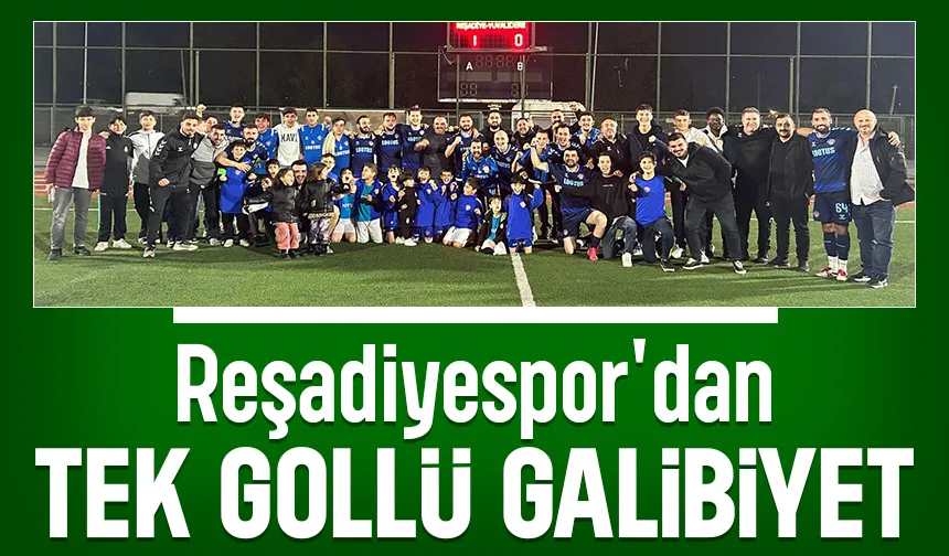 Reşadiyespor 1 Yuvalıderespor 0