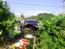 Trafik Kazası 1'i Bebek 3 Yaralı 