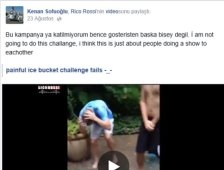 Sofuoğlu'ndan Ice Bucket  Çılgınlığına Kapak