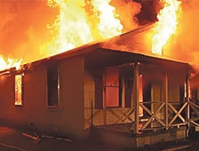 Tek Katlı Evde Yangın Çıktı