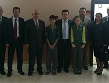 Geleceğe Işık Tutan Öğretmenler Kaymakam Bı’yı Ziyaret Ettiler