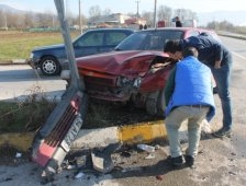 Kavşakta Maddi Hasarlı Kaza