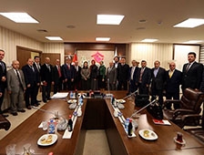 Ak Parti Akyazı İlçe Teşkilatı Bakan İslam'ı Ziyaret Etti