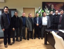 Akyazılı Muhtarlardan Yeni Başhekim Yavuz Tepeçınar'a Hayırlı olsun Ziyareti