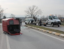 Batakköy Kavşağında Yine Kaza