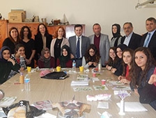 Kaymakam Bı Meslek Lisesini Ziyaret Etti