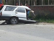 Batakköy Caddesinde Kaza 1 Ölü 2 Yaralı
