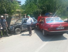 Pazarköy Yolunda Trafik Kazası