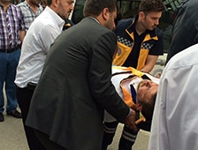 Akyazı Pazarköy Caddesinde Trafik Kazası 1 Yaralı