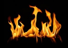 Topağaç Mahesinde Yangın