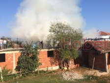 Düzyazı Köyü’nde Samanlık Yangını