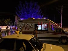 Önlerine Otomobil Çıkan Motosikletli Sürücü Kaza Yaptı