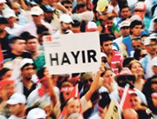 HAYIR için yalan rüzgârı