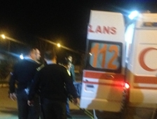 Minibüs tarlaya uçtu