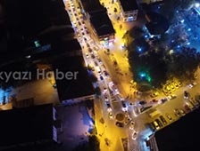 1 Kasım Akşamı Havadan Görüntüleri