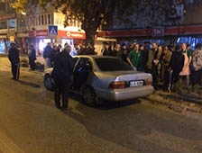 Alkollü Sürücü Bariyerlere Girdi