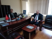 Bayraktar'dan Yeni Müdüre Ziyaret