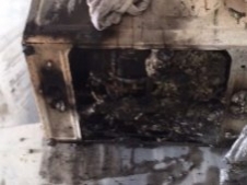 Küçücekte Çamaşır Makinesi’nden Çıkan Yangın Korkuttu