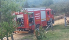 İki Katlı Evde Yangın Çıktı