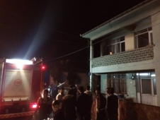 Yanan Çekyat Mahede Paniğe Sebep Oldu