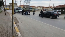 Otomobil Motosiklete Çarptı 1 Yaralı