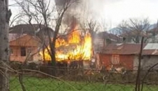 Odunlukta Çıkan Yangın Korkuttu