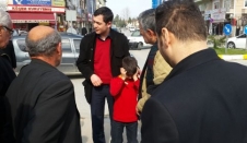 Bisikletli Çocuğa Otomobil Çarptı.