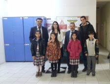 Atatürk ilk ve Orta Okulu Tıp Bayramı’nda İlçe Sağlık Müdürlüğünü Ziyaret etti