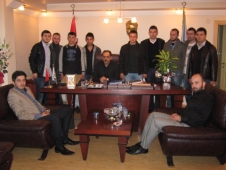 Ak Parti Gençlik Kolları Başkan Yazıyı Ziyaret Ettiler