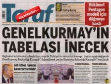 Taraf: Genelkurmay’ın tabelası inecek